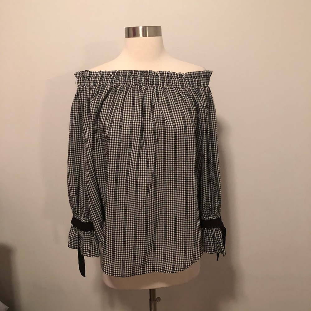 Nordstrom Sophie Rue Gingham Top ***